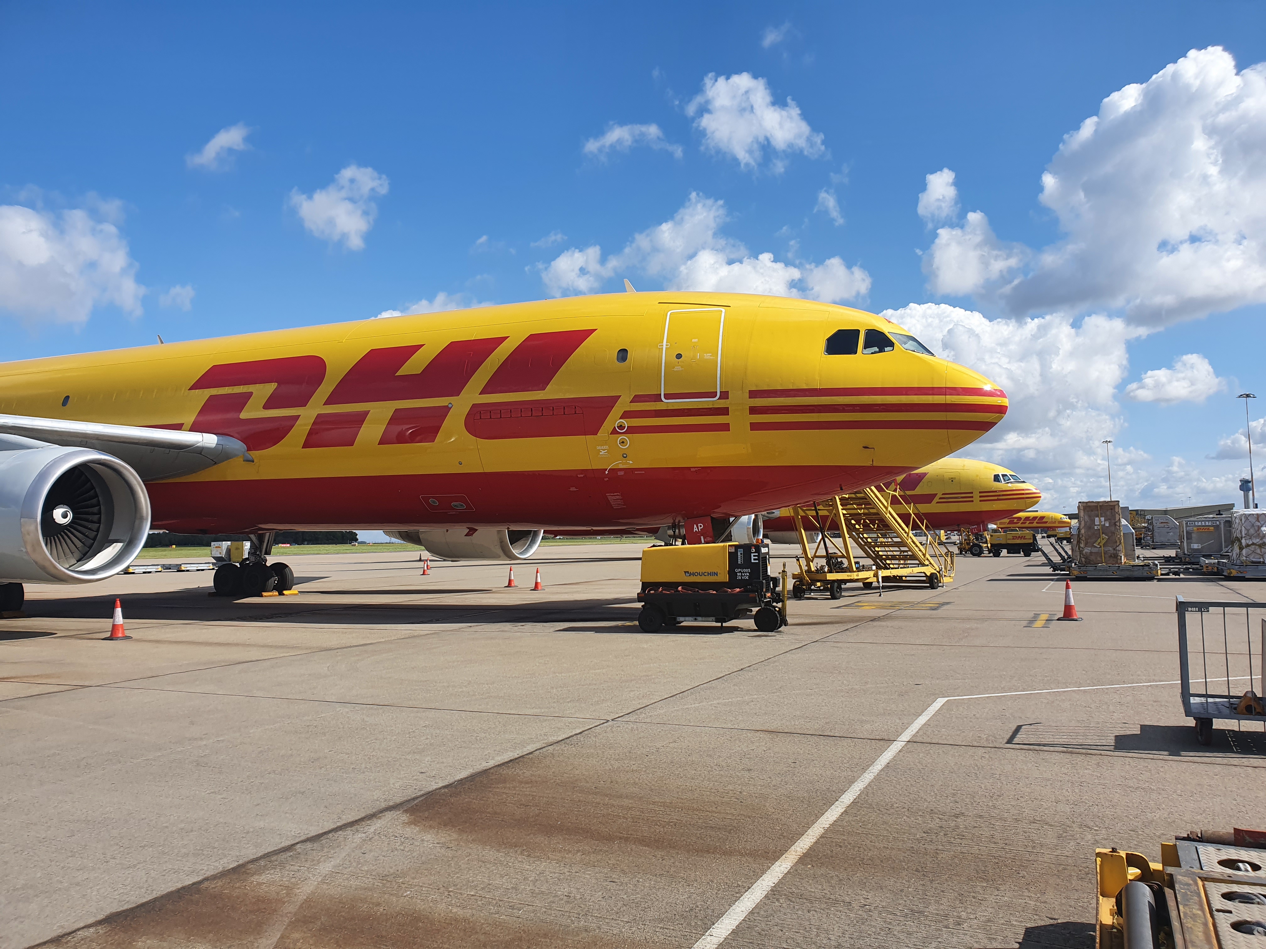 DHL aeroplane